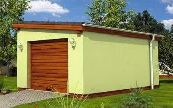 Односкатная крыша гаража