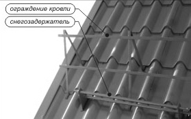 кровельное ограждение и снегозадержатель