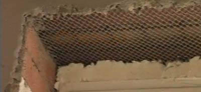 Заштукатуривание откоса