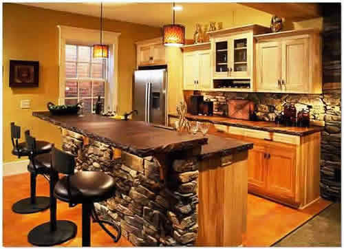 Отделка декоративным камнем