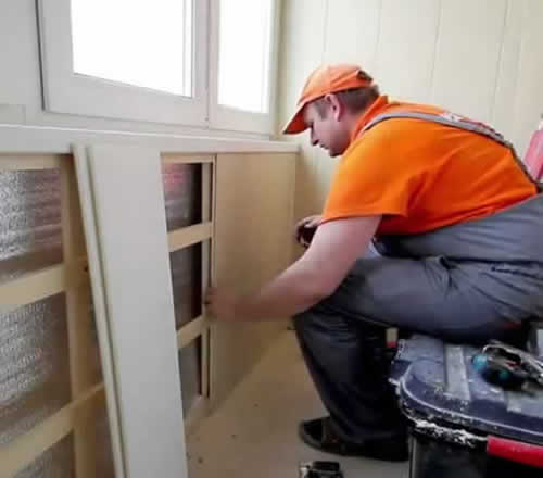 Отделка и утепление балкона