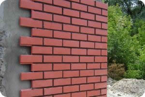 Отделка наружных стен фасадной плиткой