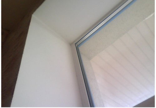 Выполнение откоса под пластиковое окно