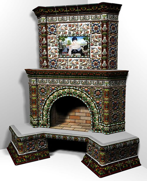 Изразцовая печь