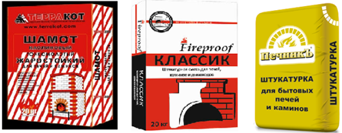 Различные виды термостойкой штукатурки