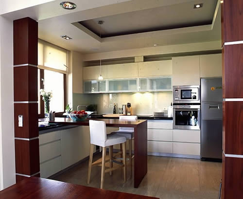 При помощи гипсокартонной конструкция можно воплощать интересные дизайнерские решения