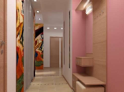 Планировка маленькой прихожей