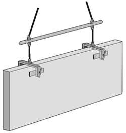 подъем панелей на крышу