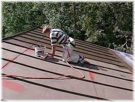 окраска кровельного железа