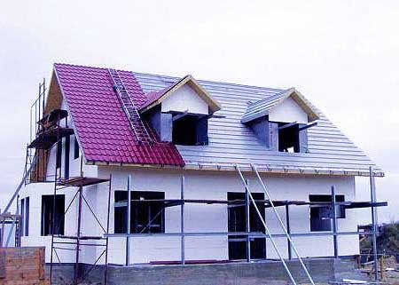 покрытие крыши для дома