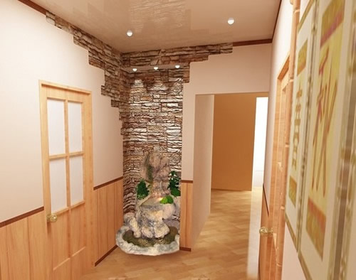 Стены в прихожей