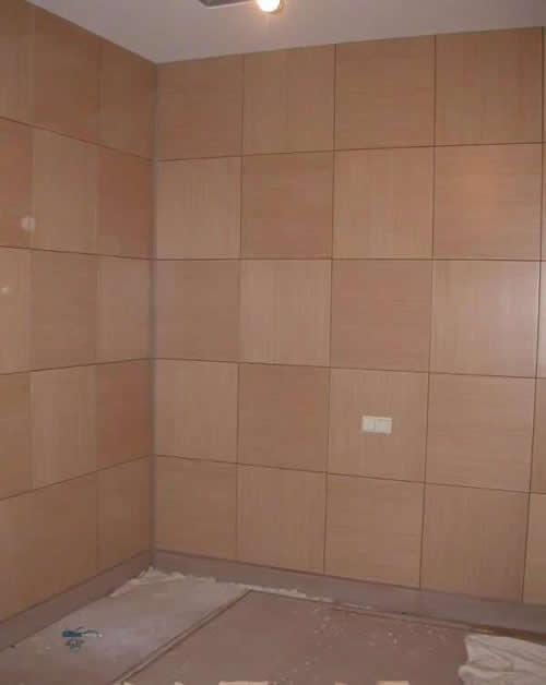 Пример отделки наборными панелями