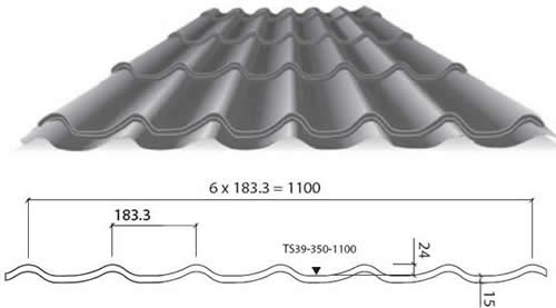 Характеристики черепицы Интерпрофиль