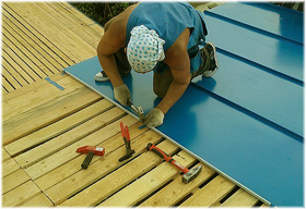 ремонт фальцевой кровли