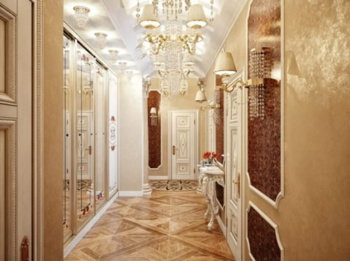 Роскошный дизайн прихожей в хрущевке