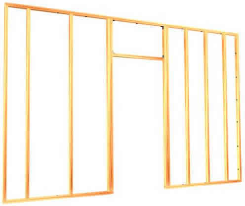 Схема монтажа деревянного каркаса