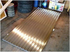 кровля из алюминиевого шифера