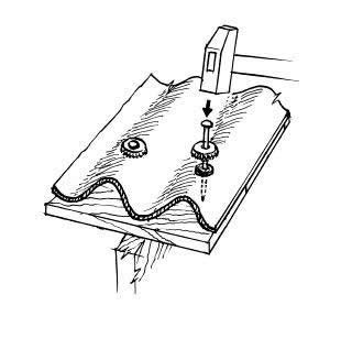 Шиферные гвозди с прокладками