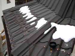 Система антиобледенения кровли