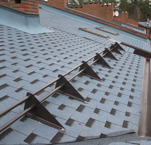 Снегозадержатели для мягкой кровли