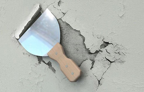 Снимаем прежнее покрытие