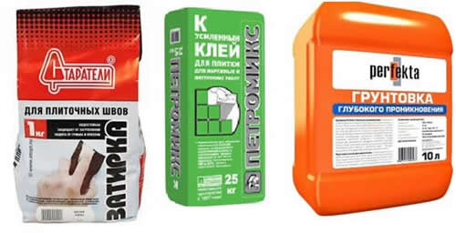 Сопутствующие материалы для плитки