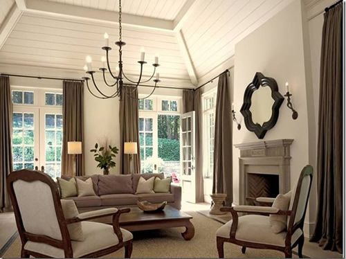 Деревянный потолок в доме без чердака