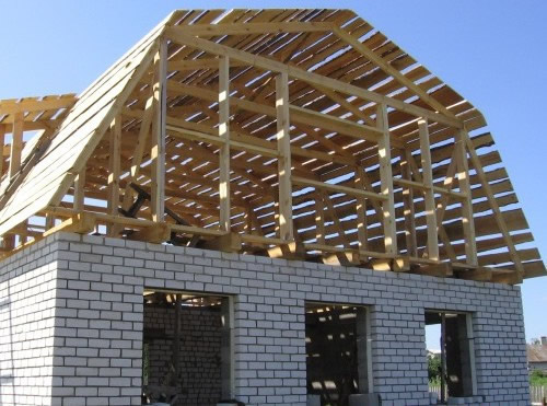 Конструкция крыши для чердачного помещения