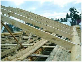 стропильная система дома