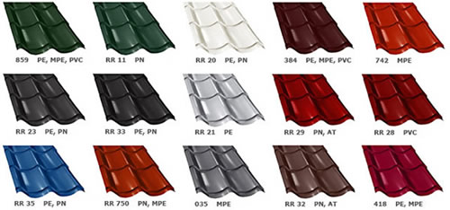 Такотта цветовая гамма