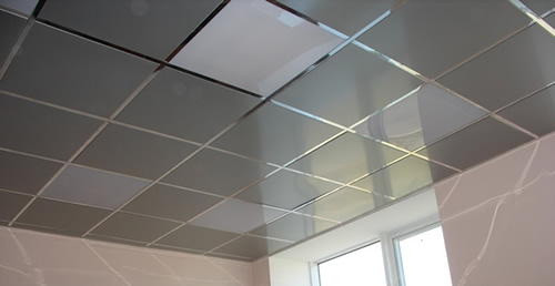 Применение кассетной конструкции в отделке плоскости потолка