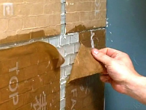 Удаление бумажного слоя