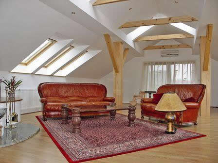 устройство мансардного этажа ломаной крыши