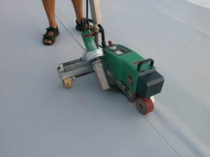 монтаж ПВХ мембраны