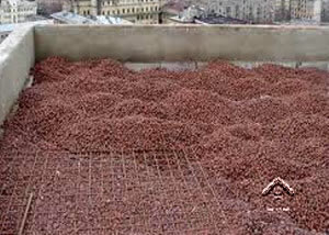 Утепление кровли керамзитом