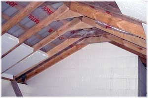 утепление крыши пенопластом