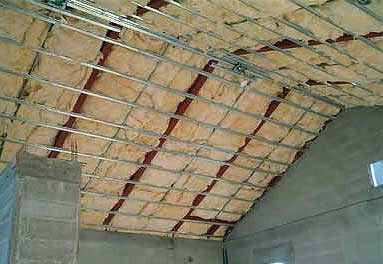 утепление кровли изнутри минеральной ватой