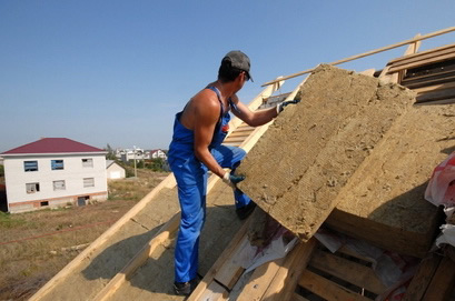 Утепление крыши минватой