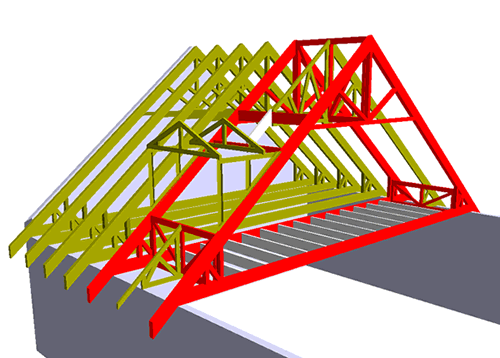 узлы стропильных систем