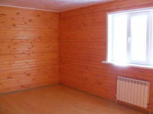 Вагонка в деревянном доме