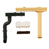 Цветные пластиковые водостоки