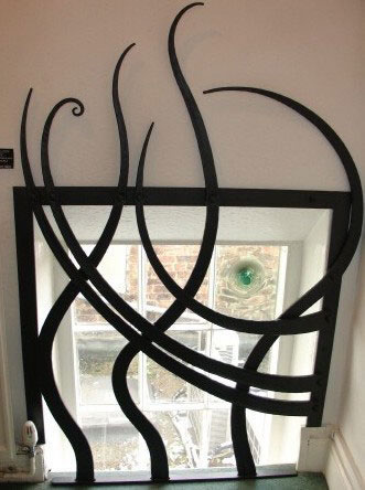 Декоративная решётка внутри помещения