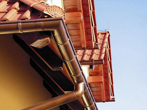 Водосточная система из стали с полимерным покрытием