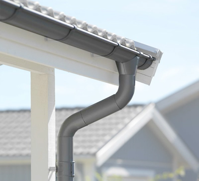 Водосток с полимерным покрытием