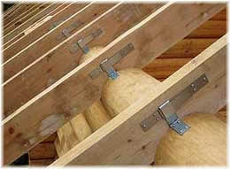 врубка стропил в мауэрлат