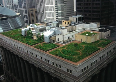 инверсионная кровля вид сверху